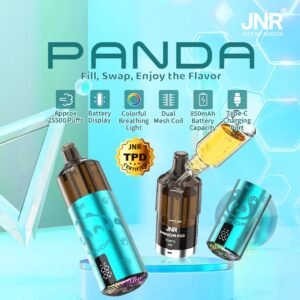 JNR Panda 25500 Bouffées Vape Rechargeable,Lot de 10 – Image 4